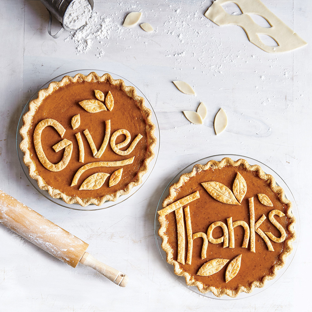 Maple Pumpkin Pie With a Message