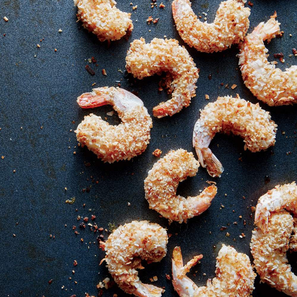 Panko-Coconut Shrimp